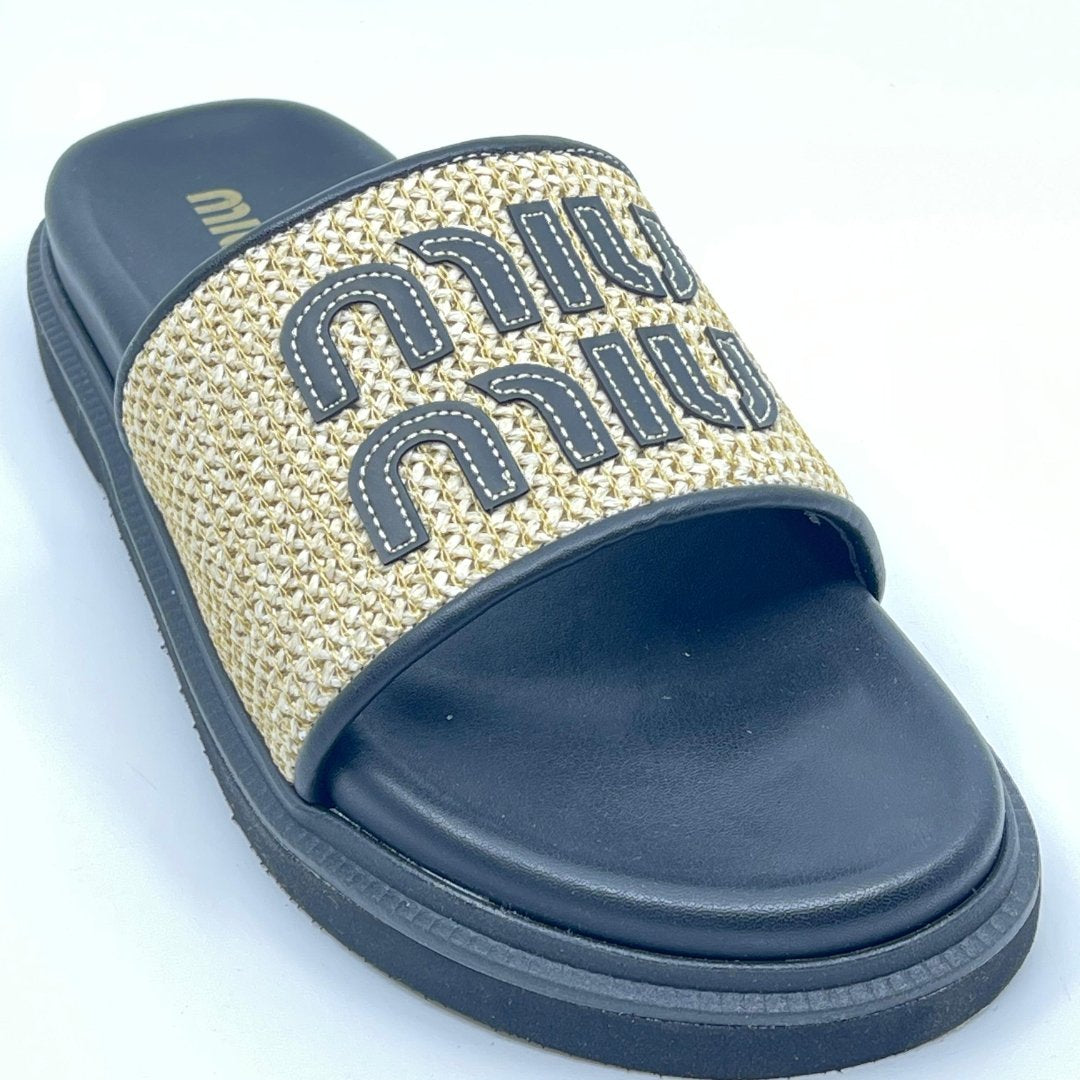 Miu Miu Raffia Natikače