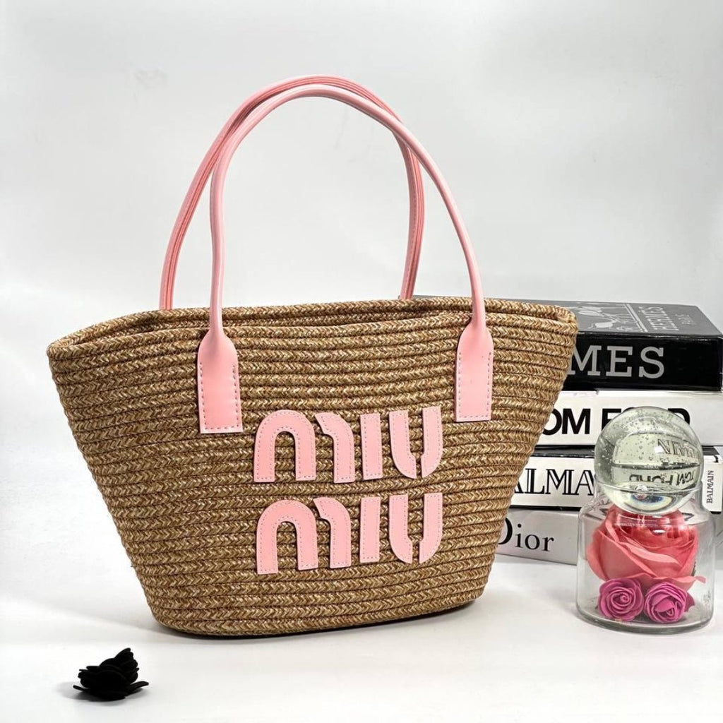 Miu Miu Straw Basket Torbica