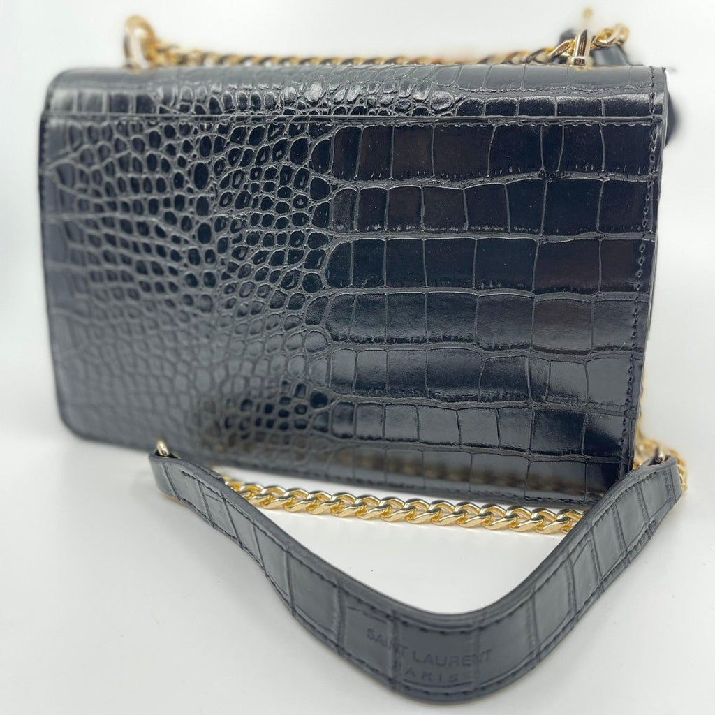 Saint Laurent Sunset Medium in Crocodile Torbica