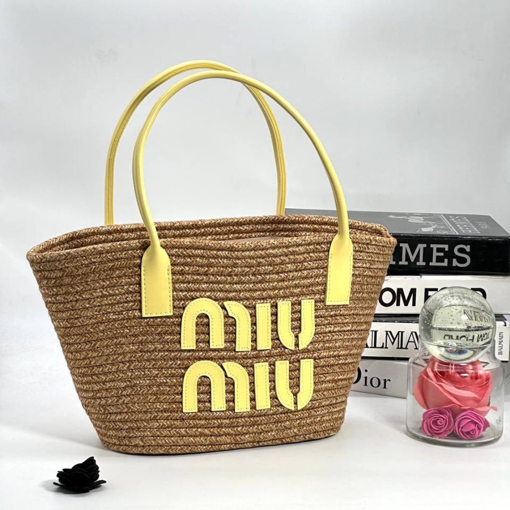 Miu Miu Straw Basket Torbica