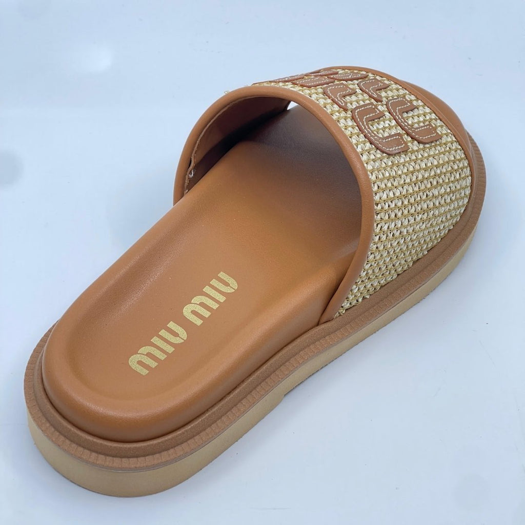 Miu Miu Raffia Natikače